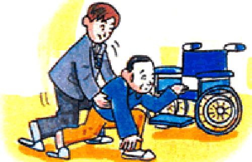 自宅での生活も車椅子を使用している高齢者